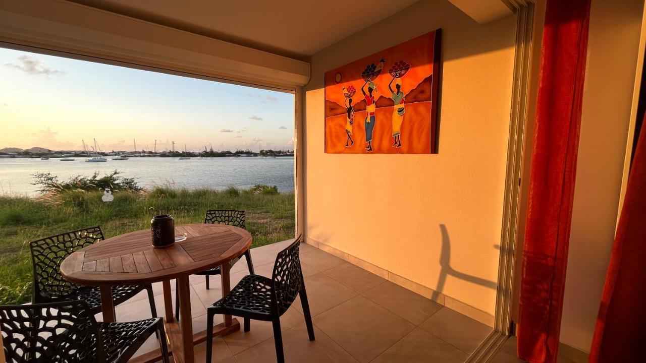 Le Sea-Breeze - Beau Studio Piscine Vue Lagon Marigot  Exterior foto