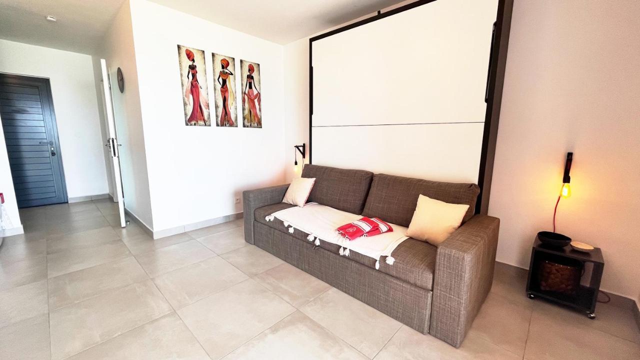 Le Sea-Breeze - Beau Studio Piscine Vue Lagon Marigot  Exterior foto