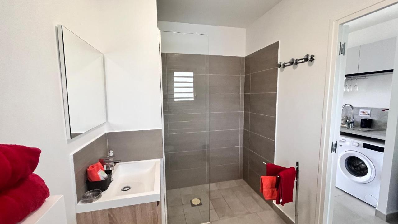 Le Sea-Breeze - Beau Studio Piscine Vue Lagon Marigot  Exterior foto